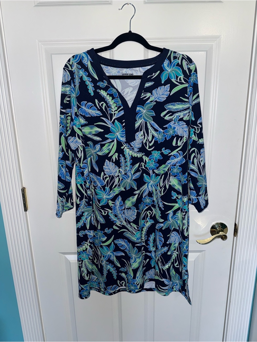 Lands End Floral Summer Dress